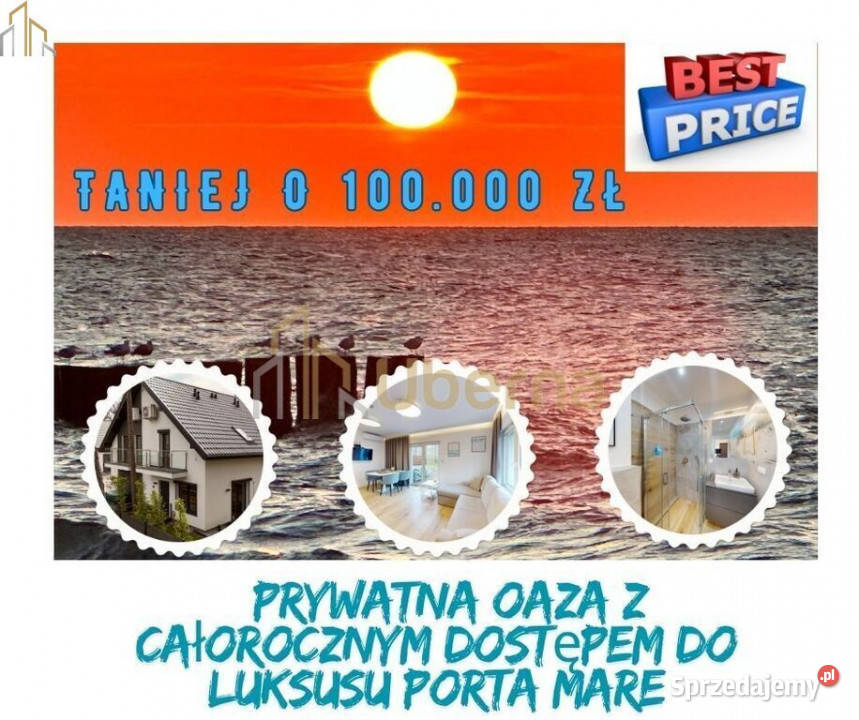 Dwupoziomowy apartament z ogródkiem Bałtykiem Dziwnówek
