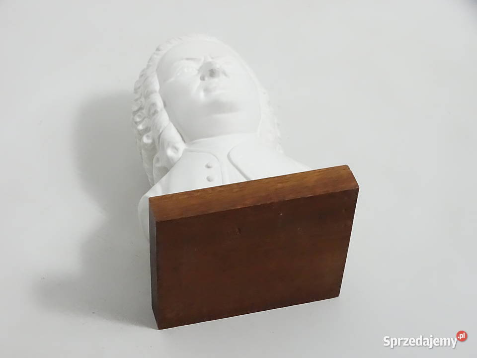 Klasyczne popiersie JS BACH 18 Sygnowane Biłgoraj