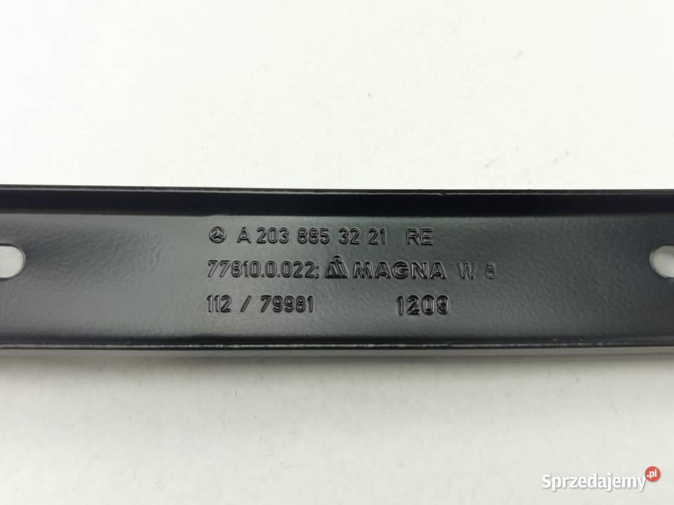 ŚLIZG ZDERZAKA PRAWY PRZÓD MERCEDES KLASAC 0007