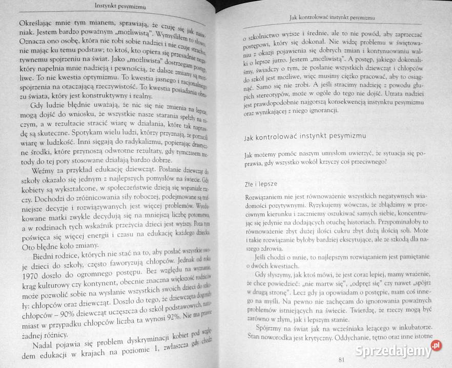 Factfulness Dlaczego świat jest lepszy niż Chełm sprzedam