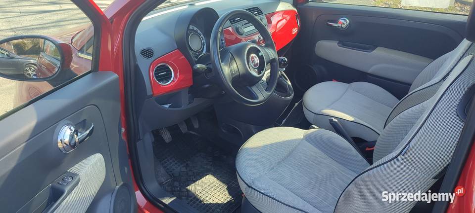 Fiat 500 12benzpanorama dach klimatyzacja Pszczyna