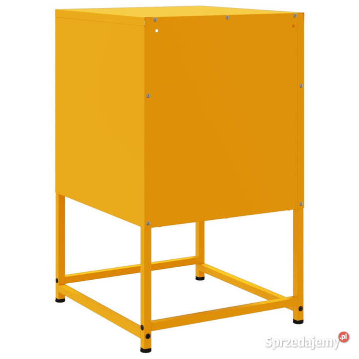 Szafka nocna musztardowa 36x39x605 stal WM846560