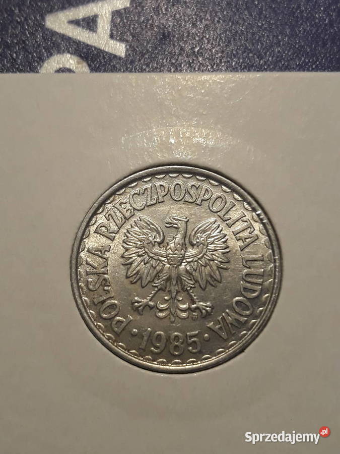 1 złoty 1985 r 10 około mennicze sprzedam