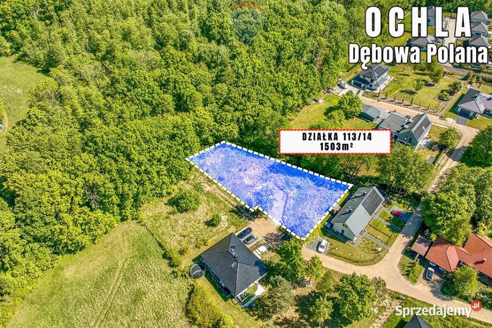 Działka na ekskluzywnym osiedlu Dębowa Polana Zielona Góra