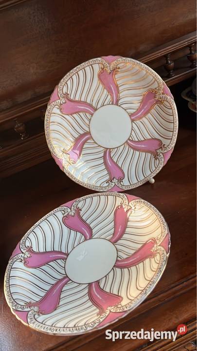 Patera bogato złocona Bez sygnatury Przepiękny Gdańsk