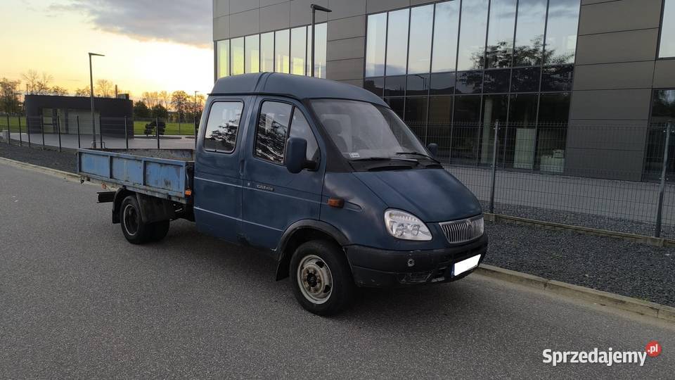 Gaz Gazela 21 TD 126 2007r 6os Brygadówka Samochody dostawcze Pabianice sprzedam