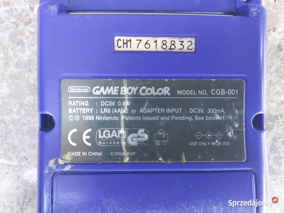 Konsola Nintendo Game Boy Color CGB001 Game Boy Tczew