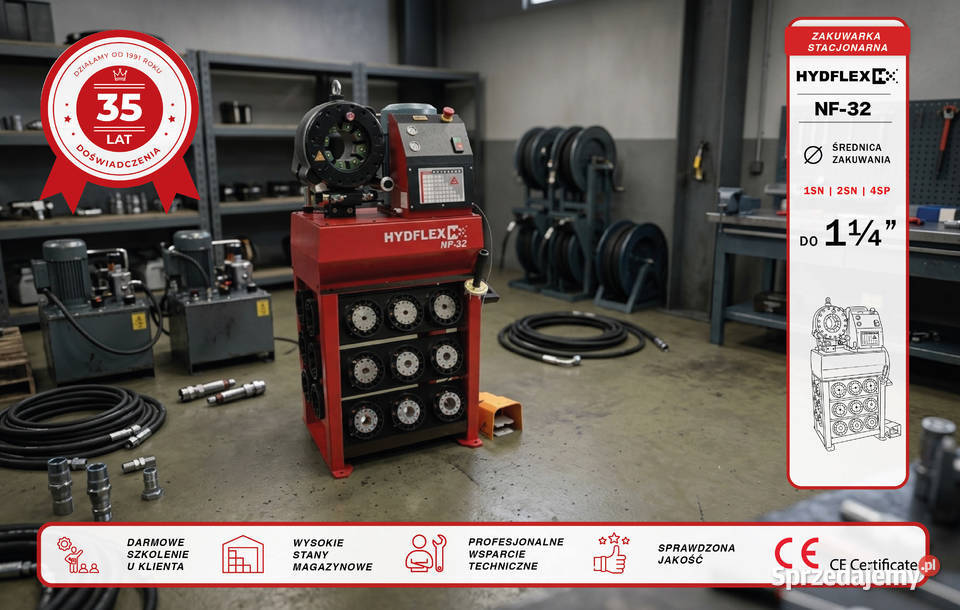 Zakuwarka do węży hydraulicznych Hydflex NF32 Warszawa