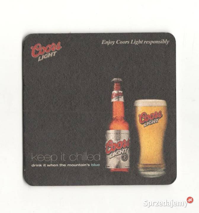 Coors podstawka do piwa 1 Birofilistyka Gliwice