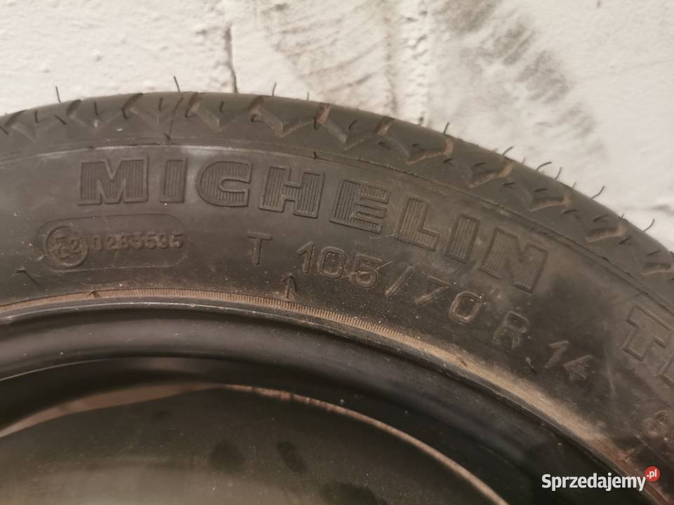 2 Koła Dojazdowe Dojazdówka Michelin 10570 R14 Volkswagen (oryginalne)