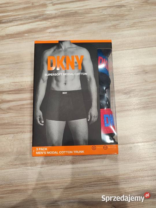 Majtki bokserki męskie DKNY rozmiar S 3pack Tarnów