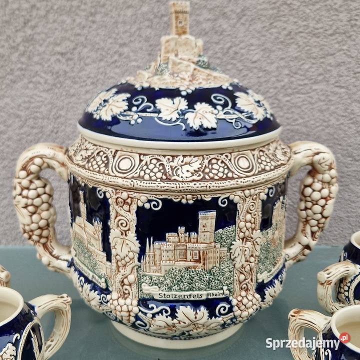 Porcelana Waza 4 filiżanki waza wys 3132 Strzelce Krajeńskie