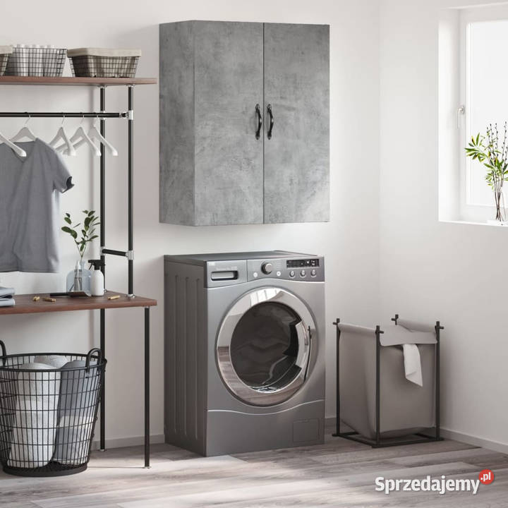 Szafka wisząca szarość betonu 695x34x90 WM834982 Warszawa sprzedam