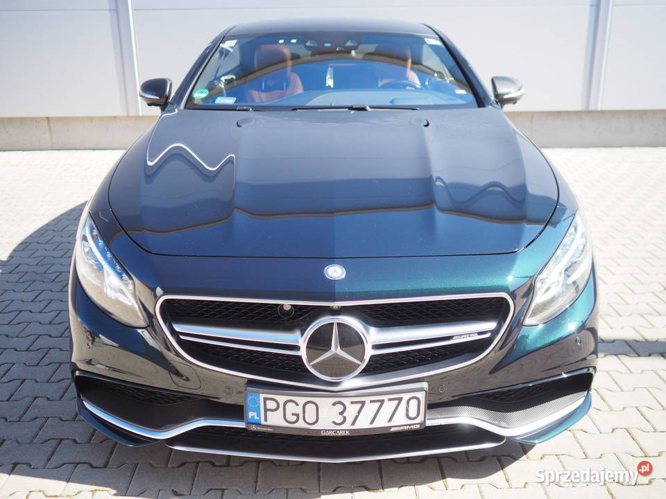 MercedesBenz S 63 AMG 4MATIC Coupe TCT 7G V8 Klasa S wielkopolskie Stęszew sprzedam