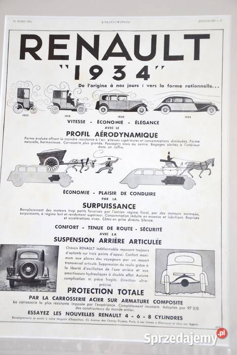 Reklamy art deco z lat 30tych passepartout 3344 Warszawa