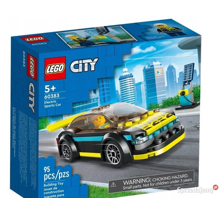 LEGO City 60383 Elektryczny samochód sportowy Klocki Warszawa