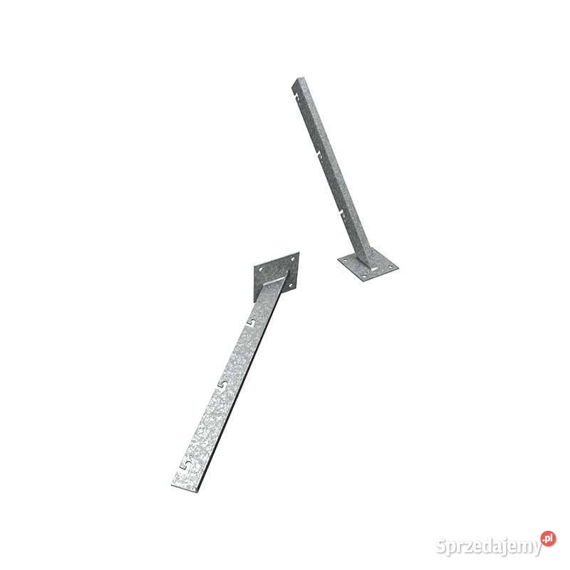 Wysięgnik ukośny z płaską stopką 40x18x3 mm