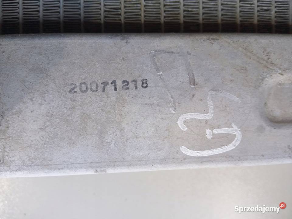 CHŁODNICA WODY KLIMATYZACJI INFINITI G35 G37 G25 chłodnice wielkopolskie Nowy Tomyśl sprzedam