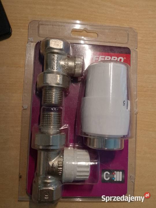 zestaw termostatyczny prosty 12 z głowicą GT 20 Hydraulika i armatura Katowice sprzedam