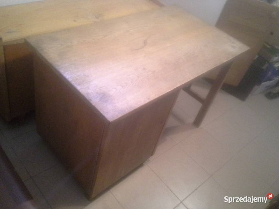 Biurko z szufladami prl a może starsze Warszawa