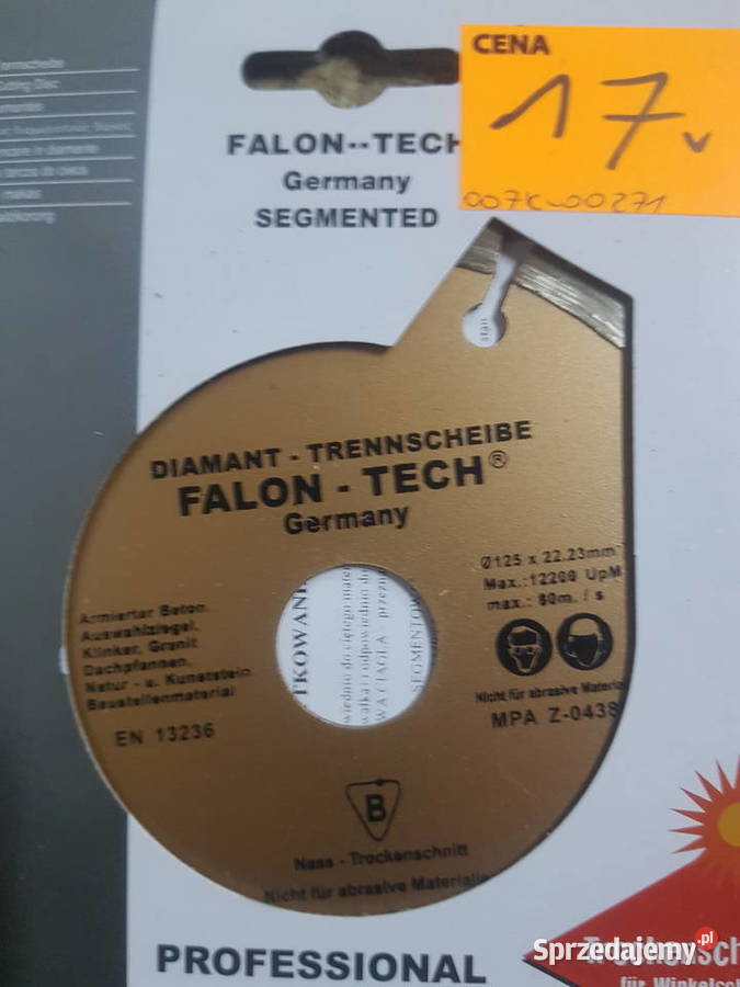 Tarcza diamentowa 125x2223 FALONTECH D 125 Głogowa