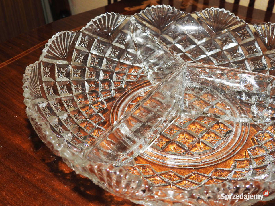 Salaterka szklana w stylu PRL 24 podkarpackie