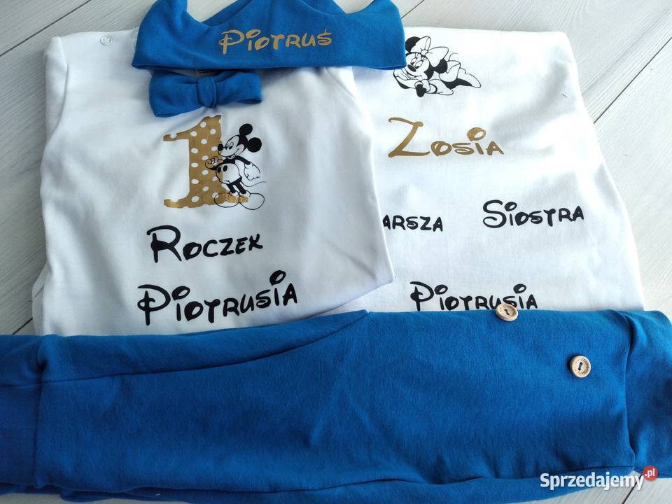 Komplet na pierwsze urodziny roczek chłopca szary/srebrny Kutno