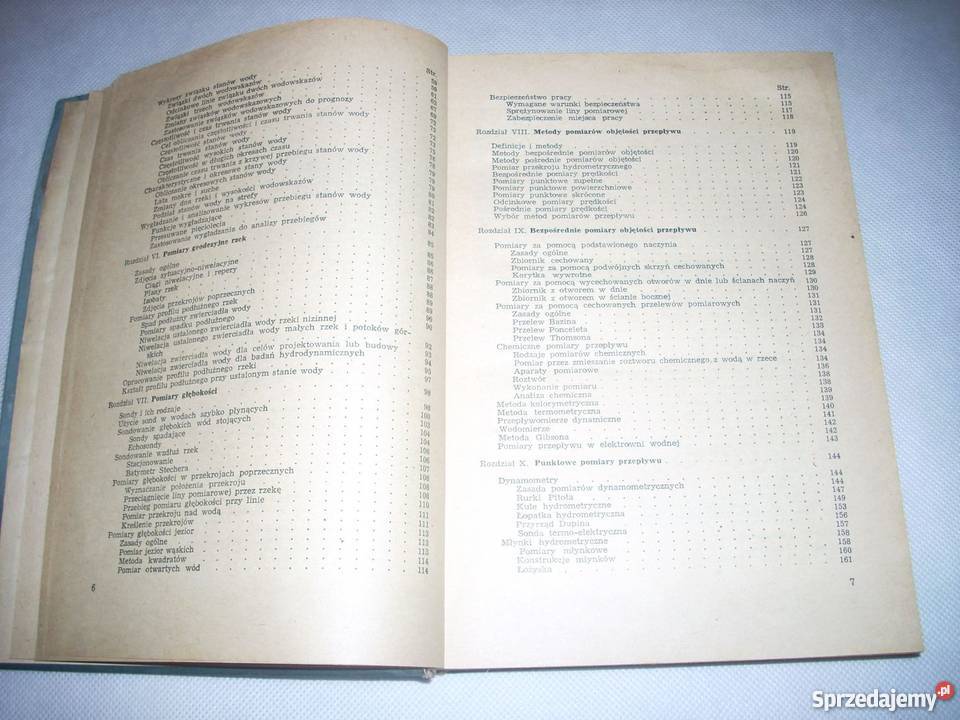 Dębski Hydrologia kontynentalna Hydrometria Rok wydania 1955 Lesko sprzedam