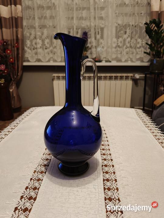 Piękne kobaltowe wazony sprzedam sprzedam