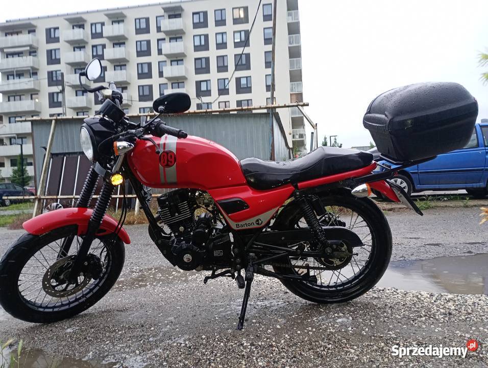 Okazja Motor Barton 3 kask kufer nowy Aku Wrocław sprzedam