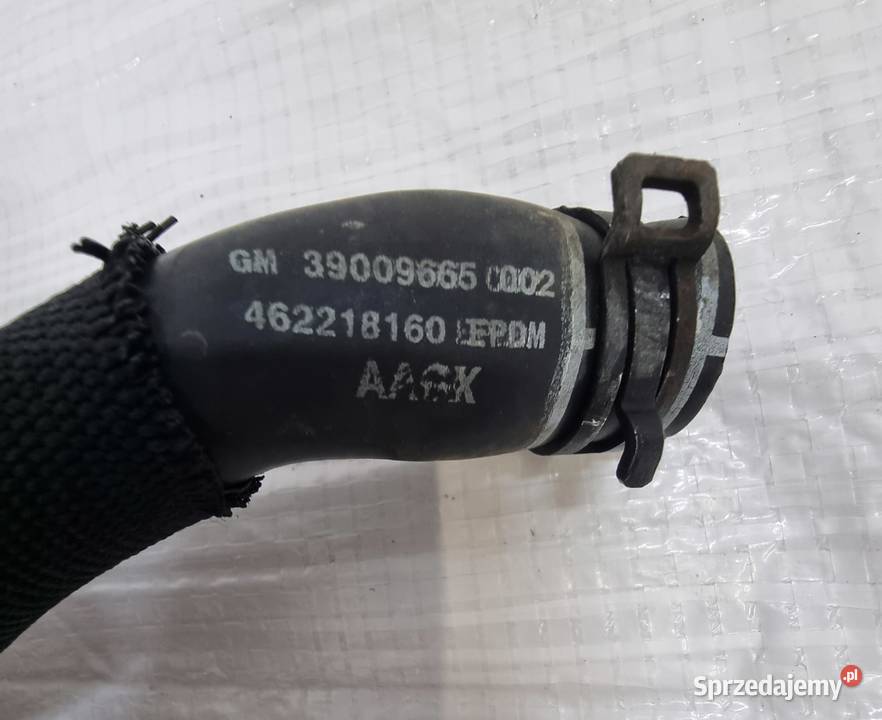 Opel Corsa E 14 Przewód wąż wody 39009665 Węże chłodnicy