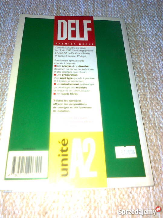 DELF unite 2 Oral Ecrit Warszawa