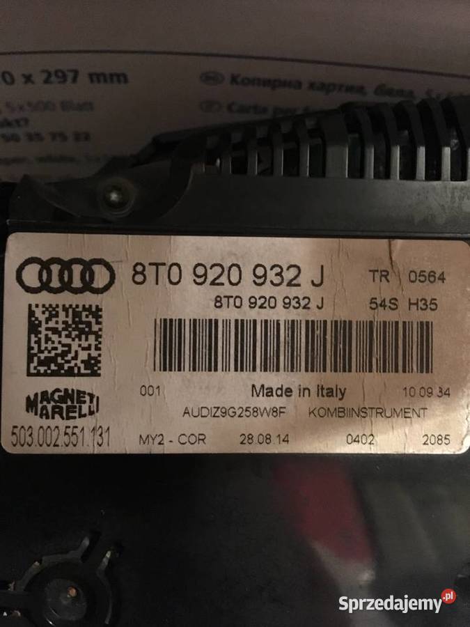 licznik zegar audi a5 sportback 30tdi Szczecin