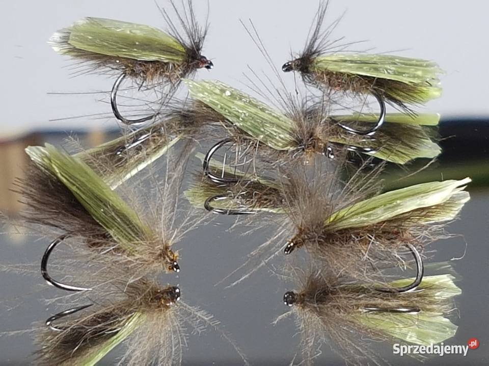 Sztuczne muchy suche chruściki sprzedam