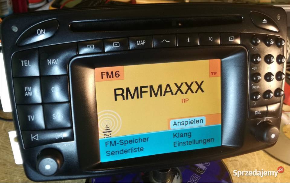 Radio Nawigacja Mercedes Menu Europa W203 W209 Konin