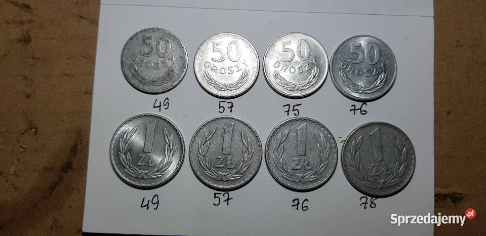 1 1957r PRL Rybak 5 Jagody 2 1 50gr 20gr 10gr Warszawa sprzedam