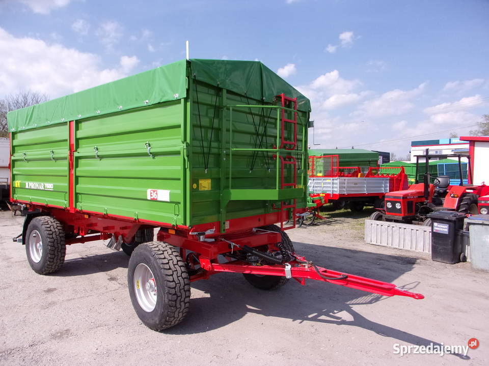 NOWA Przyczepa rolnicza dwuosiowa PRONAR PT680 łódzkie Opoczno sprzedam
