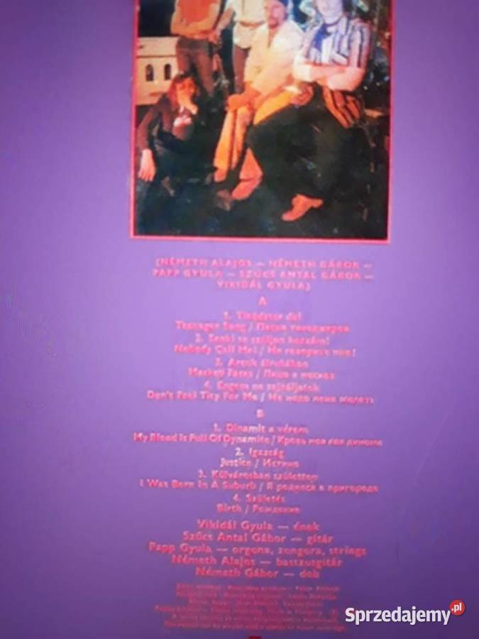 Archiwum węgierskiego rocka DINAMIT Dinamit 1980 Rzeszów