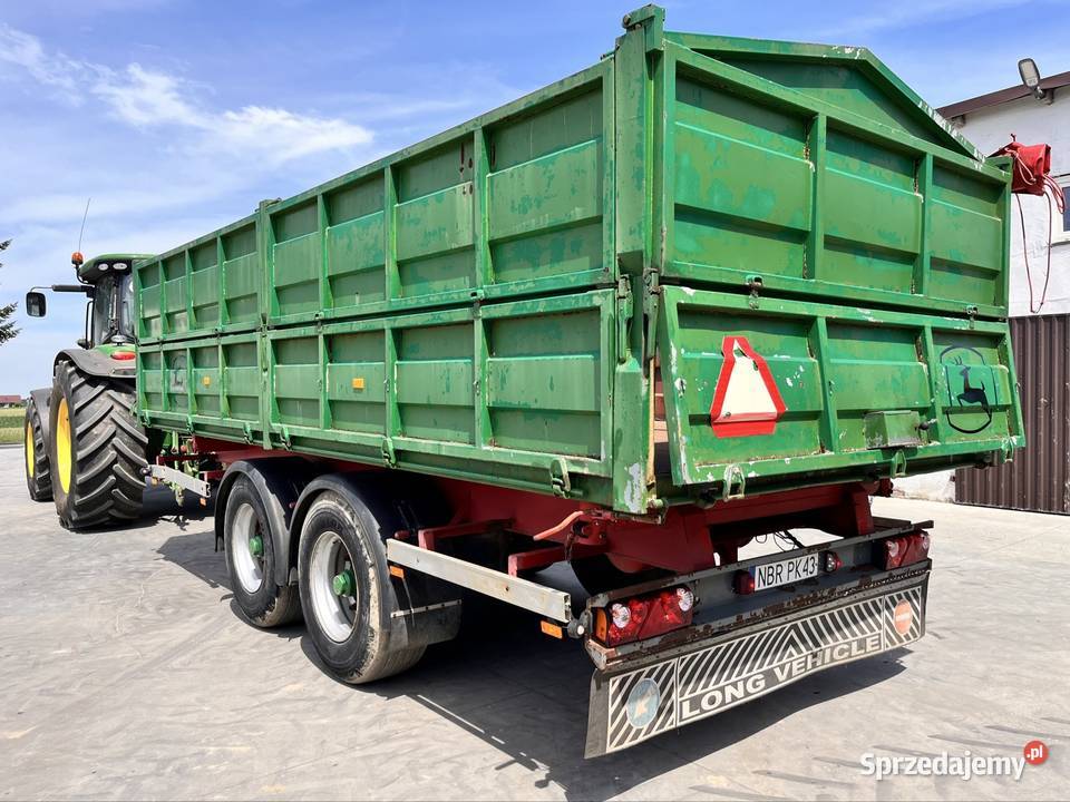 Przyczepa tandem 17 ton wywrot 3 strony Nie Przyczepy rolnicze Mała Słońca