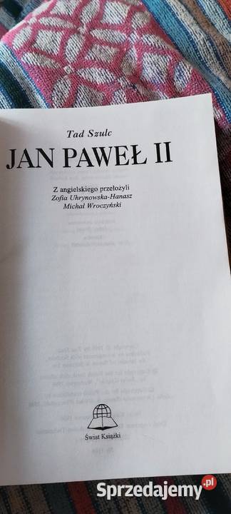 Jan Paweł II Ted Szulc Wolsztyn sprzedam