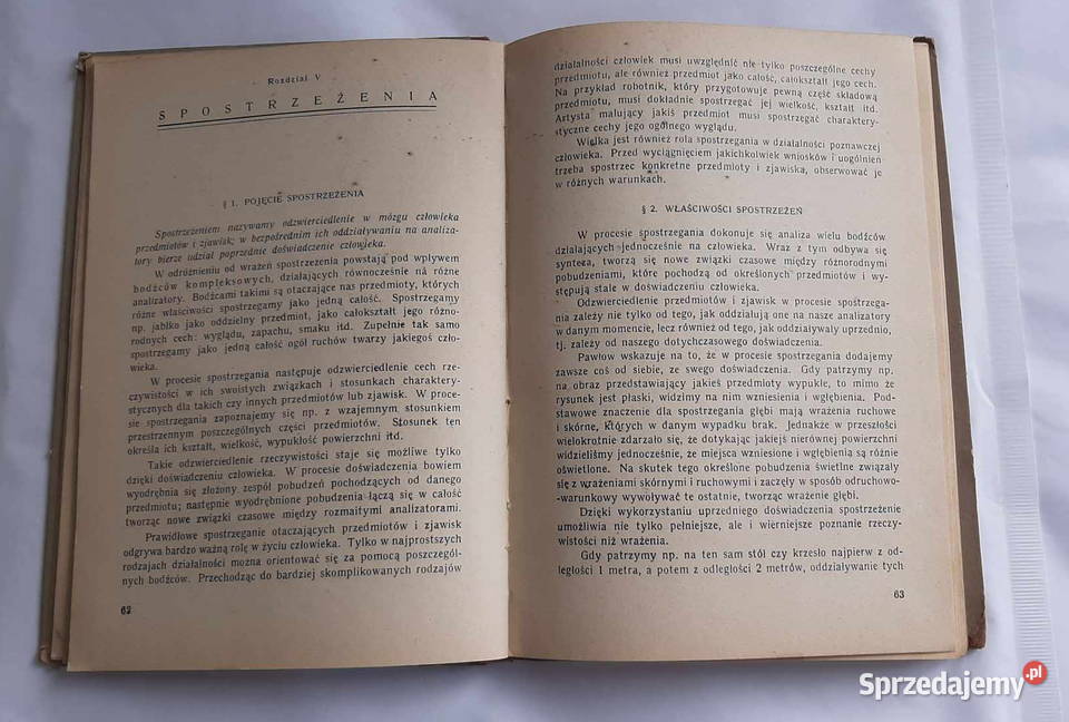 PSYCHOLOGIA A Zaporożec Wydawnictwo PZWS wydania Antykwariat Łódź