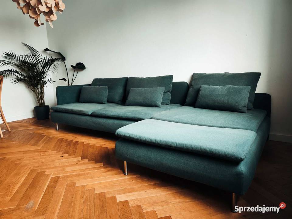 Ikea Soderhamn szarozielony z szezlongiem Warszawa