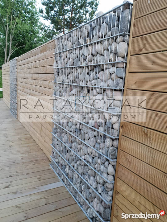 Gabion gabiony słup gabionowy 120x040m fi5mm Dom i Ogród Bydgoszcz