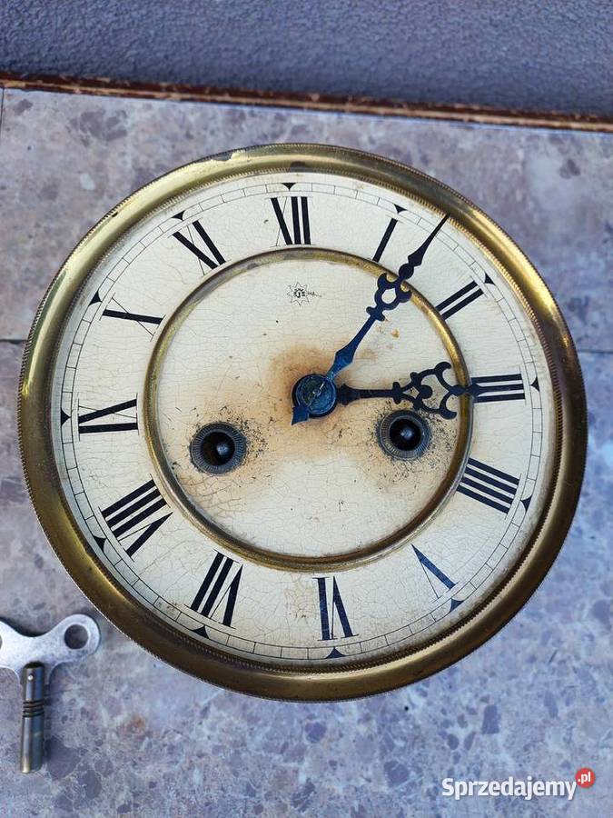 142 Zestaw mechanizm starego małego zegara Tczew