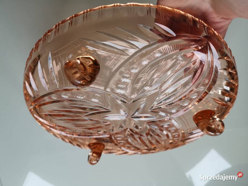 Patera rozalinowa Art Deco