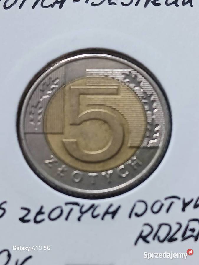 5 Złotych 2010 r DESTRUKTnapis dotyka rdzenia Numizmatyka Konin