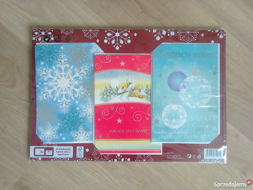 Zestaw kartek świątecznych Pozostałe Olkusz sprzedam