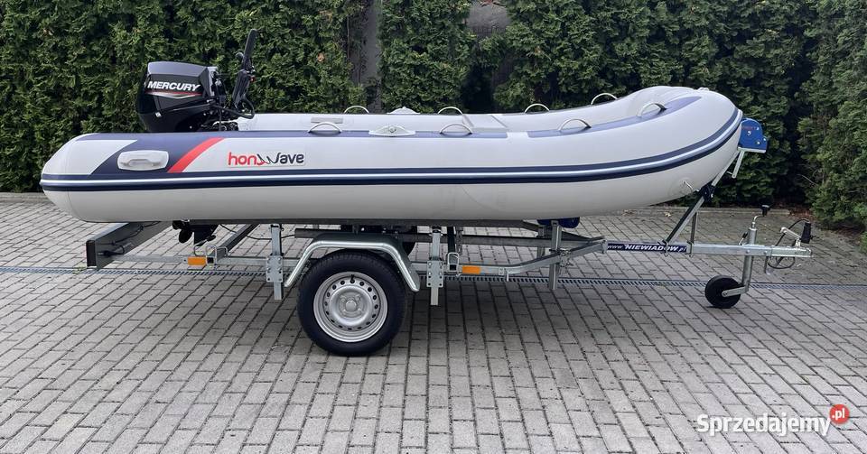 Ponton Honwave T35AE silnik Mercury F10E EFI 10 Łódź