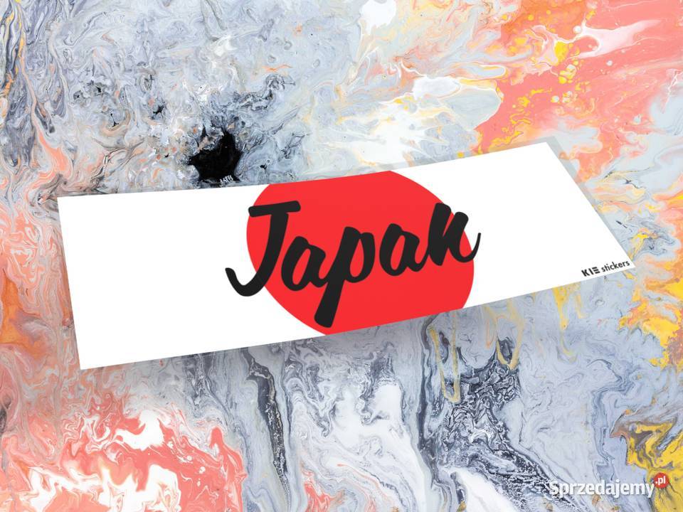 Naklejka JAPAN 12 x 4 drift slap jdm k13 Choroszcz