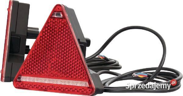 Lampa tylna zespolona LED prawa trójkątna 1224V Kamionna